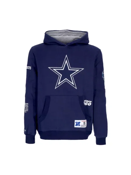 Bluza z kapturem Mitchell & Ness polarowa niebieska