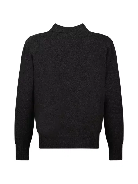Lung tricou polo Amaranto gri