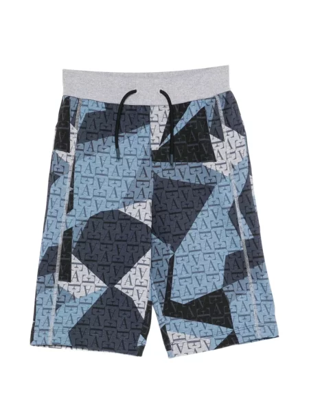 Szorty dziecięce Emporio Armani niebieskie
