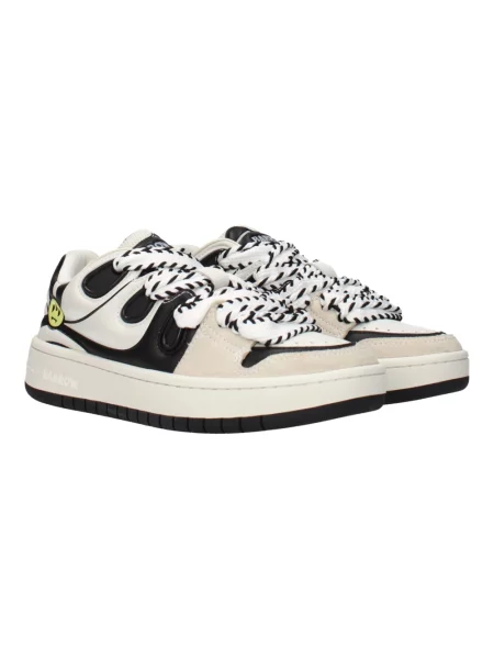 Sneakersy Barrow skórzane beżowe