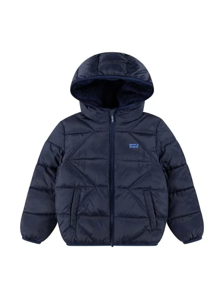 Levi's Kojenecká bunda SHERPA LINED PUFFER JKT modrá