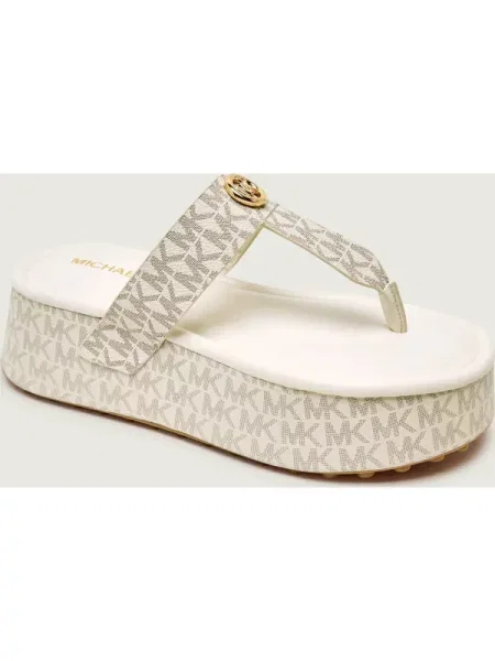 MICHAEL Michael Kors șlapi pentru femei Koya Flip Flop bej