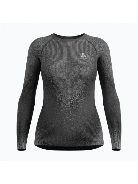 Дамска термоактивна блуза с дълъг ръкав Odlo Performance Warm Blackcomb Bl Top Crew Neck black черно
