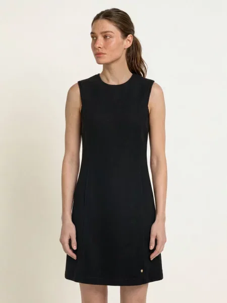 Marc Cain Pletené Šaty black new černé
