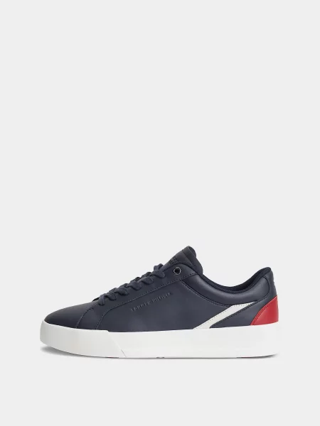 Кожаные кеды Tommy Hilfiger синие