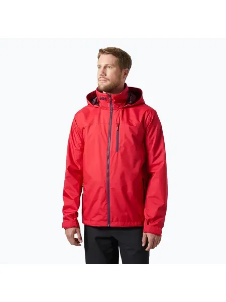 Geacă de navigație pentru bărbați Helly Hansen Crew Hooded red roșu