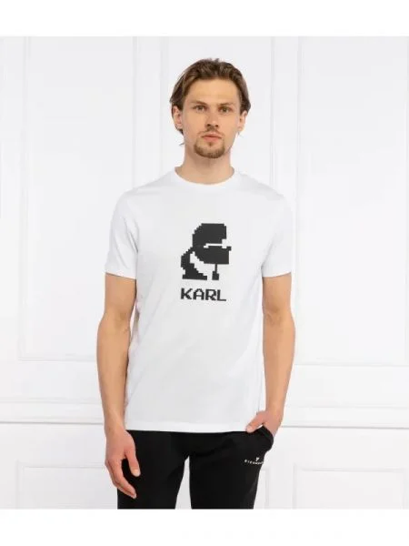 Karl Lagerfeld Tricou alb