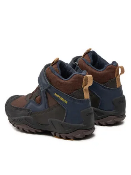 Geox Škornji za sneg J N.Savage B.B Abx A M rjava