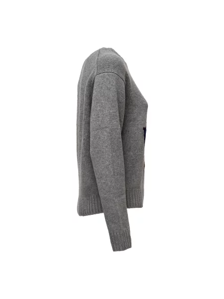 Czapka z daszkiem Carhartt Wip z okrągłym dekoltem szara