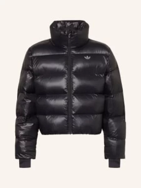Adidas Originals Prošívaná Bunda / šedá černá