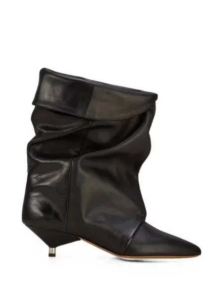 Botine Isabel Marant din piele negru