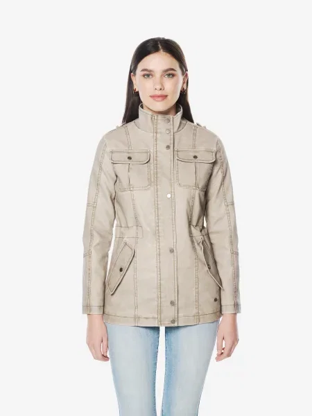 Geacă parka Koroshi gri