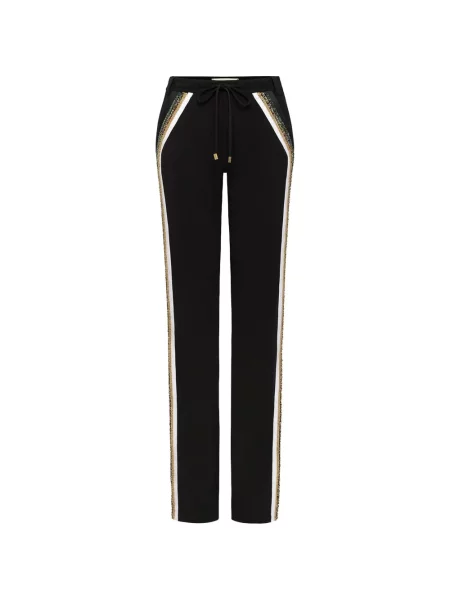 Pantaloni Hellessy cu paiete cu cordon negru