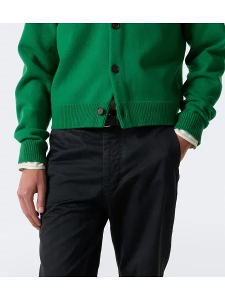 Cardigan Auralee de lână verde