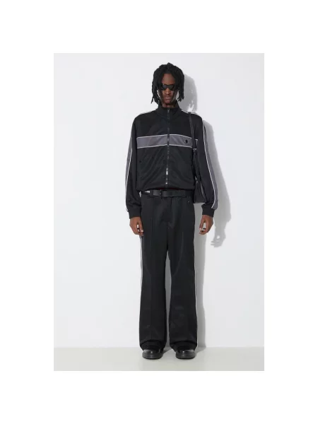 AMBUSH spodnie dresowe Track Pants z aplikacją czarny