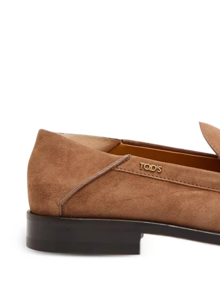 Balerini Tod's din piele de căprioară cu autograf maro