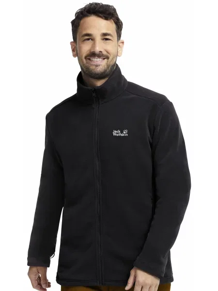 Флісова кофта Jack Wolfskin чорний