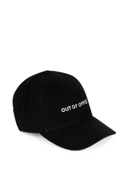 Șapcă Paramidonna cu broderie negru