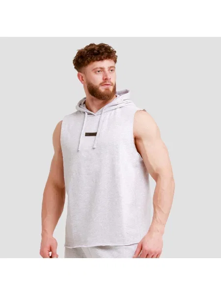 Kamizelka fitness z kapturem Unity szara