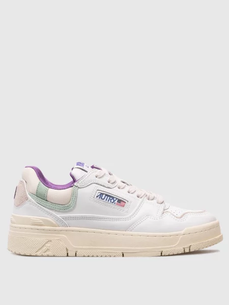 Шкіряні кросівки CLC з логотипом Autry білі