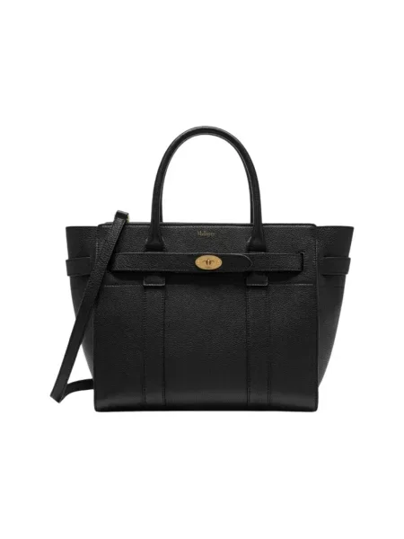 Shopperka Mulberry skórzana czarna