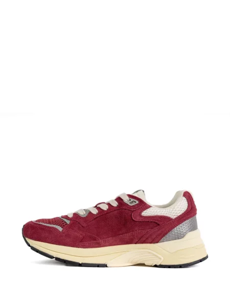 Sneakerși Autry din piele de căprioară roșu