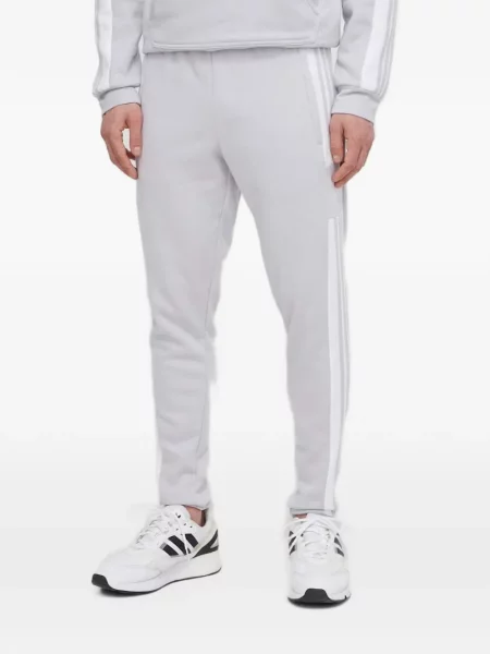 Τρέξιμο παντελόνι Adidas από διχτυωτό slip-on μαύρο