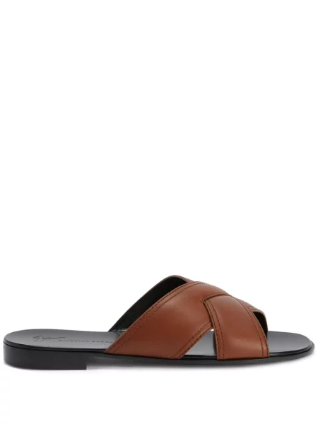 Sandale Giuseppe Zanotti din piele maro