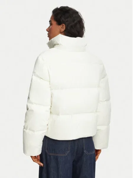 Lacoste Pūkinė striukė Kreminė