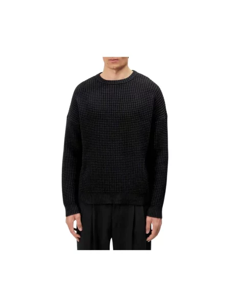 Dzianinowy sweter Drykorn z nadrukiem czarny