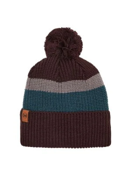 Téli sapka BUFF Knitted Elon maroon/maroon. Méret: OS