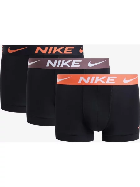 Bokserki Nike Trunk Logo pomarańczowe brązowe S czarne