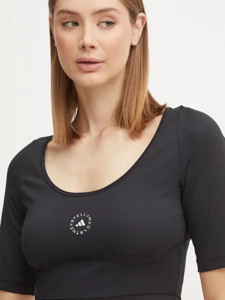 Тениска adidas by Stella McCartney черно