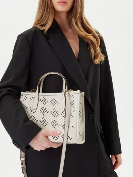 Tommy Hilfiger Torbica Th City Mini Écru bež
