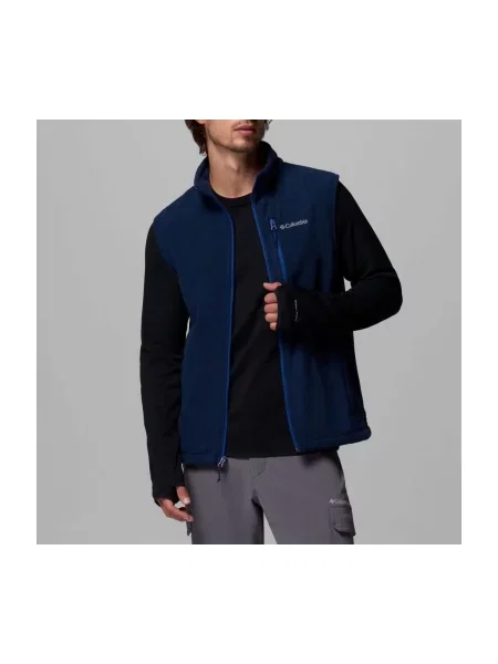 Vestă Columbia din fleece albastru
