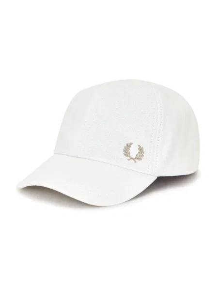Czapka z daszkiem Fred Perry klasyczna biała