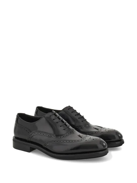 Brogue poltopánky Ferragamo čierna