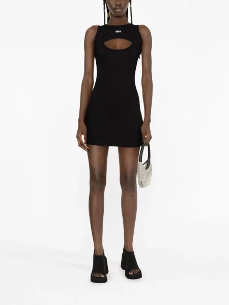 Briaunotas suknele Off-white balta