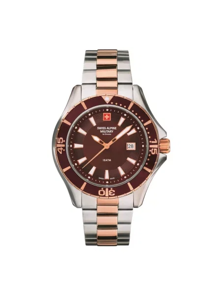 Zegarek Swiss Alpine Military brązowy