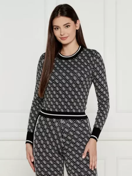 GUESS Pulover LISE negru