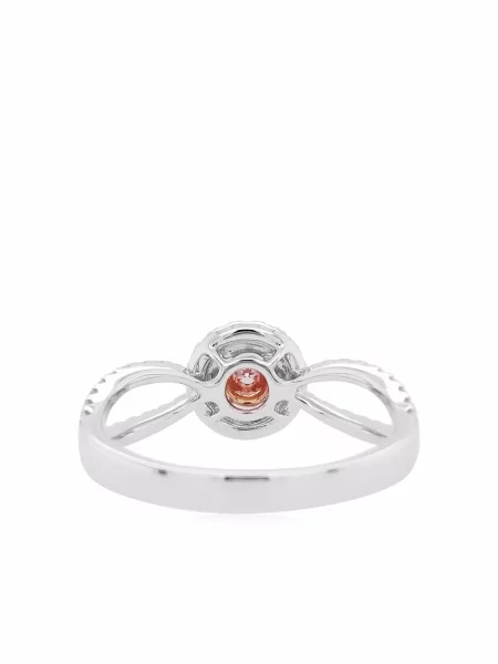 Bílé zlato diamant prsten Hyt Jewelry bílý