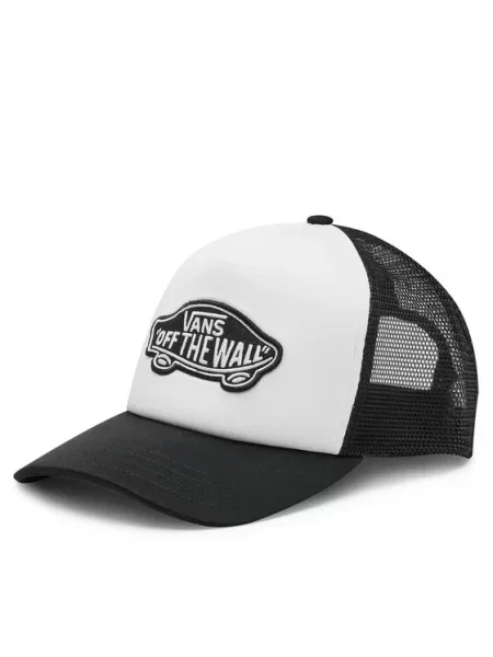 Šilterica Vans Classic Patch Curved Bill Trucker Black/White bijela