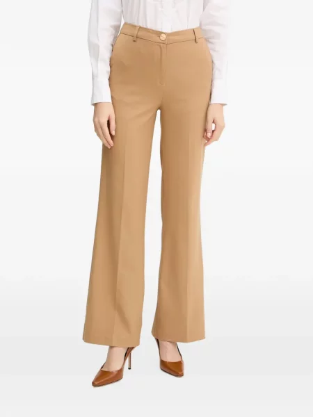 Pantaloni Morgan evazate maro