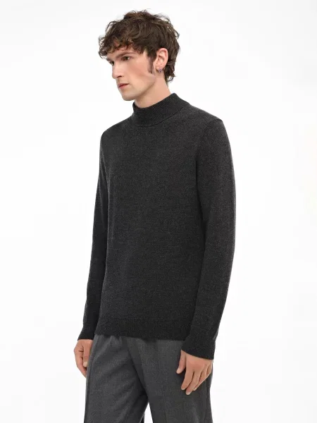Шерстяной свитер Promin серый