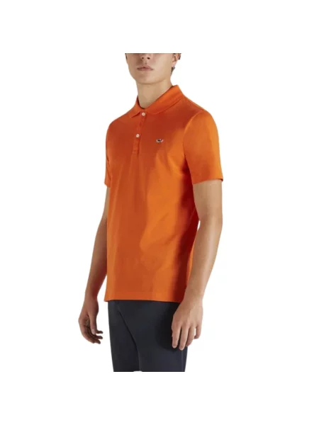 Koszulka polo Paul & Shark z logo pomarańczowa