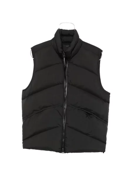 Matlasat vestă Tom Ford din piele negru