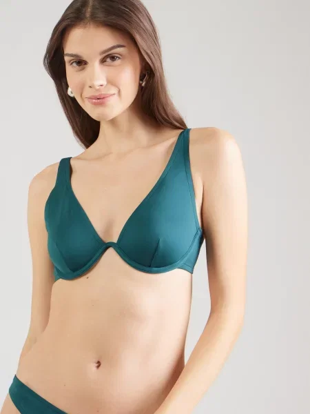 Hunkemöller Bikini zgornji del Neoprene Up smaragd