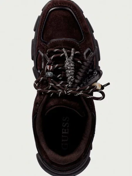 Замшевые кроссовки Guess