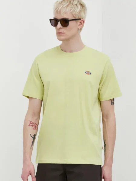 Тениска Dickies с принт бежово