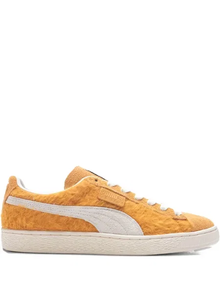 Sneakerși Puma Suede din piele de căprioară galben